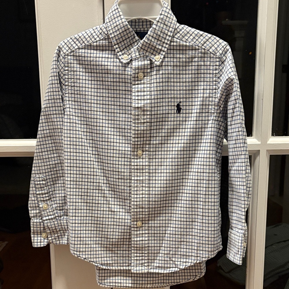 Ralph Lauren Kids Checkered Button-Down Oxford shirt